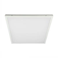 LED DECKENLEUCHTE Kunststoff Weiß - Weiß, Kunststoff (59.5/59.5/3cm)