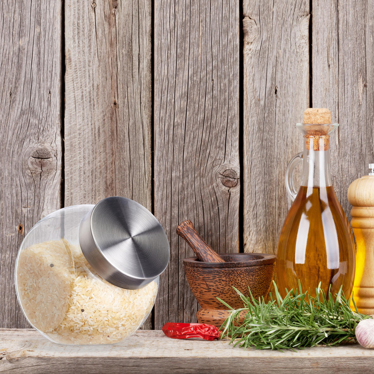 4xBONBONGLÄSER - Transparent, Glas/Kunststoff (11/15.5/17cm) - Relaxdays