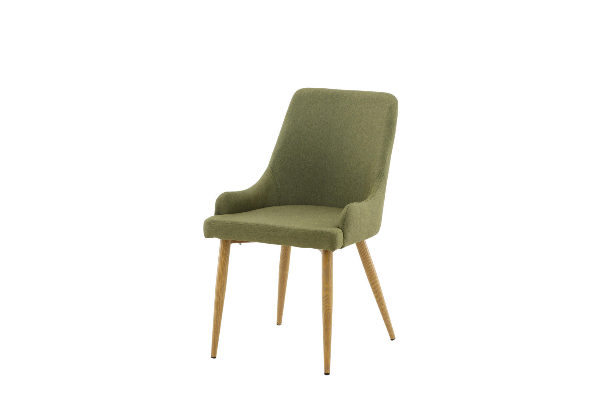 ESSZIMMERSTUHL PLAZA Grün 49x58x86 cm - Grün, Textil (49/86/58cm) - FURNLUX