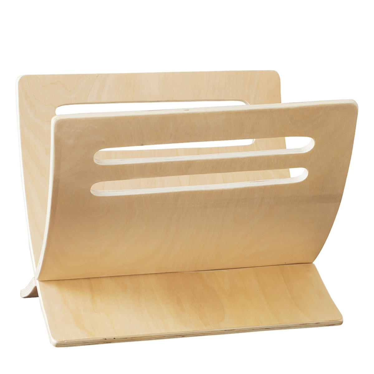 ZEITUNGSSTÄNDER Holz Natur - Braun, Holz (30/29/36cm) - Homestyle4u