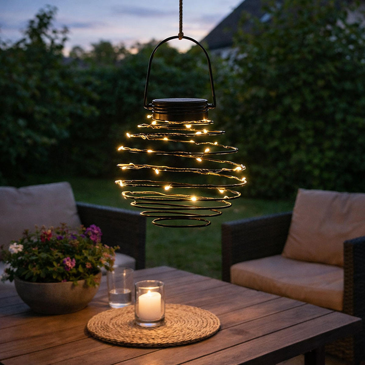 LED SOLARLEUCHTE Bienennest Anthrazit 2er Set - Anthrazit, Kunststoff (15/15/15cm)