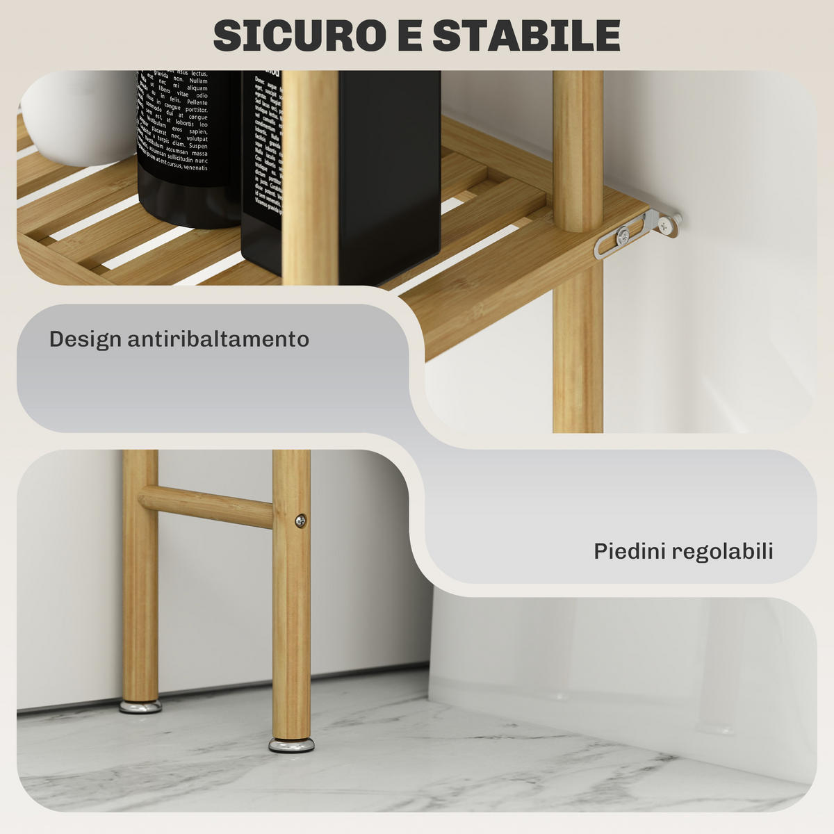 HÄNGESCHRANK Holzfarbe 1 Stück - Beige, Kunststoff (63.5/181/25.5cm) - GiPP