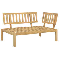 GARTEN-ECKSOFA Aus Paletten Massivholz Akazie - Braun, Holz (80/69/120cm) - vidaXL
