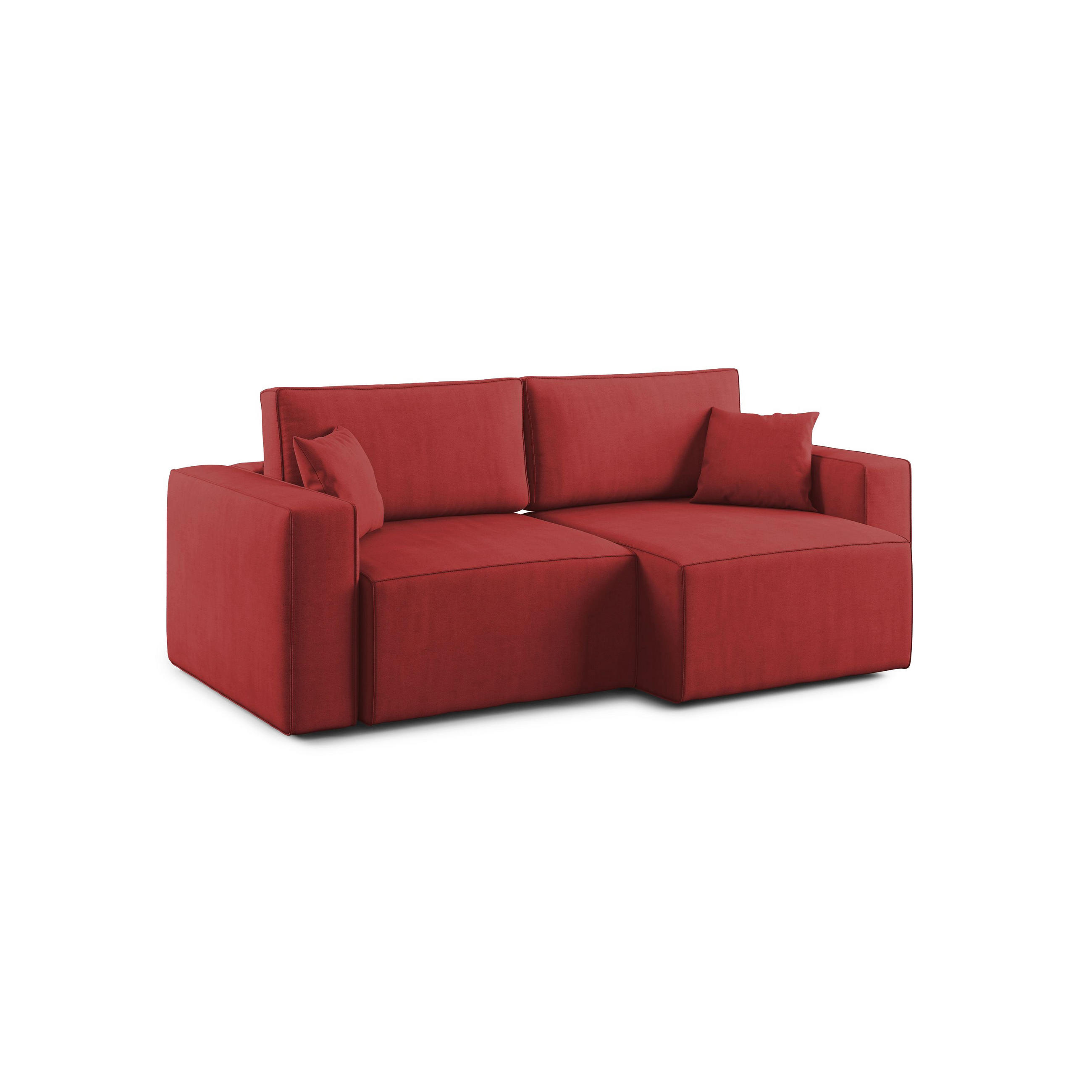 LINEARSOFA Morfeo - Rot, Textil (180/86/99cm) - Divani.store