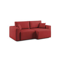 LINEARSOFA Morfeo - Rot, Textil (180/86/99cm) - Divani.store