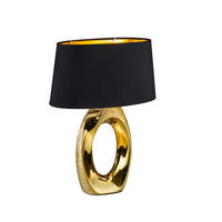 TISCHLAMPE TABA - Gold - 0/0/52 cm - Goldfarben, Keramik (38/38/52cm) - Trio Leuchten