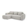 ECKSOFA Gaston Mit Schlaffunktion - Greige, Holzwerkstoff/Textil (304/190cm) - Fun Möbel