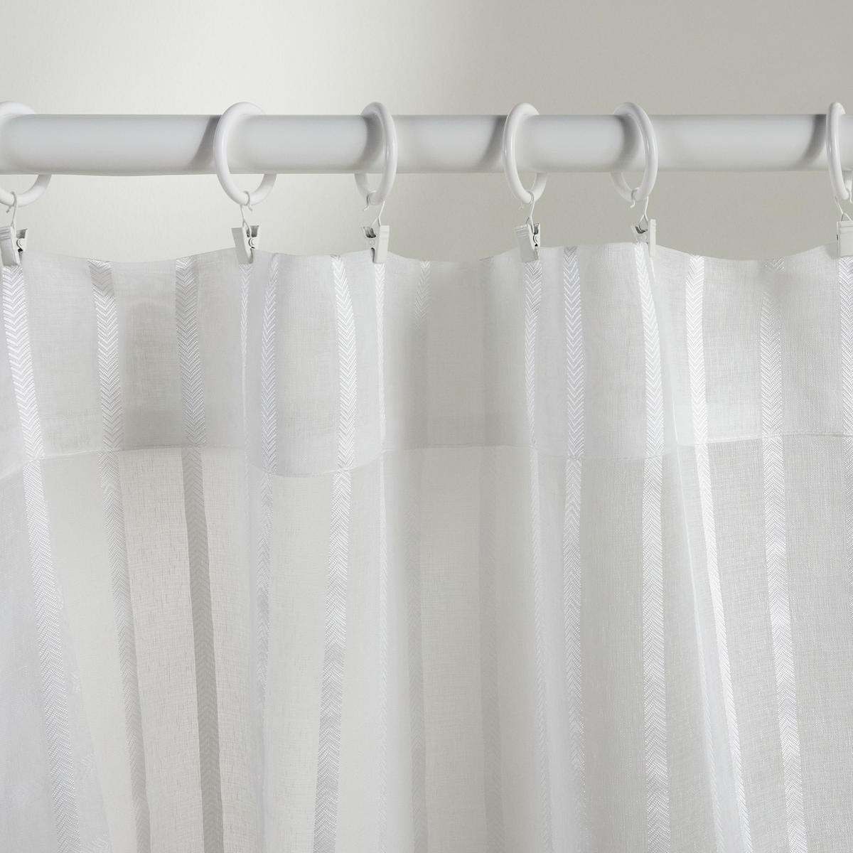 VORHANG Zion - Weiß, Textil (140/1/300cm) - home&you
