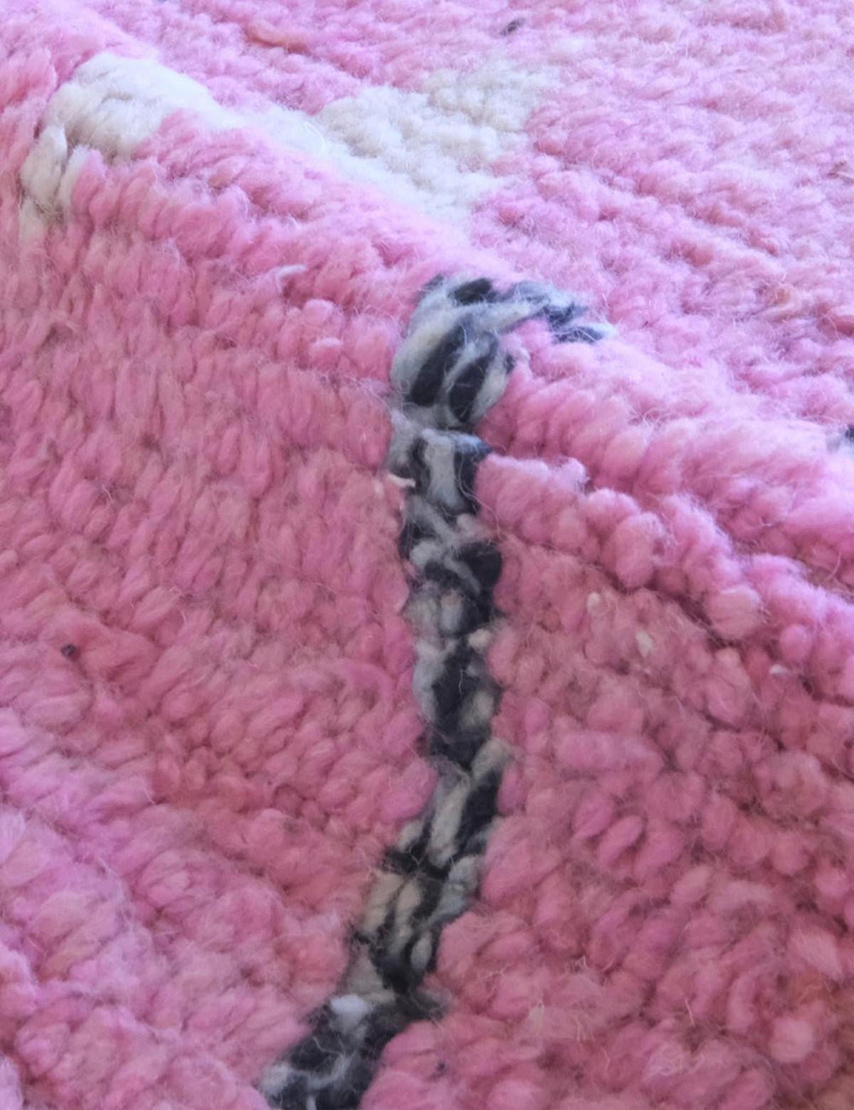 BERBERTEPPICH aus reiner Wolle 179x 288 cm - Pink, Naturmaterialien (179/288cm) - AFK Living