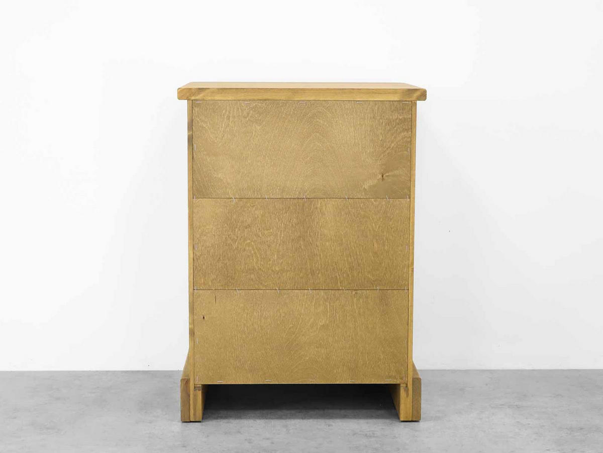 NACHTTISCH aus Massivholz Dakota - Hellbraun, Holz (50/69/40cm) - Seart