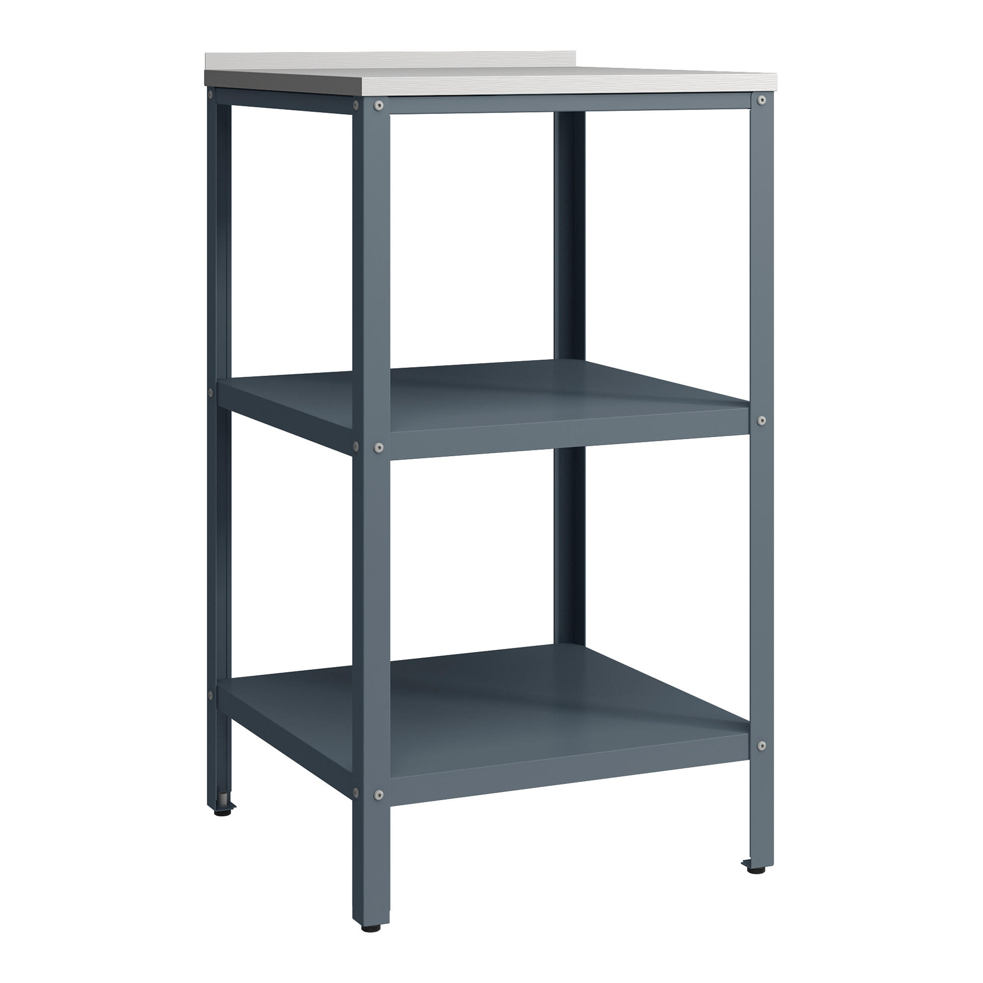 GARTENREGAL Bolognano - Dunkelgrau, Metall (50/92/50cm) - casa.pro