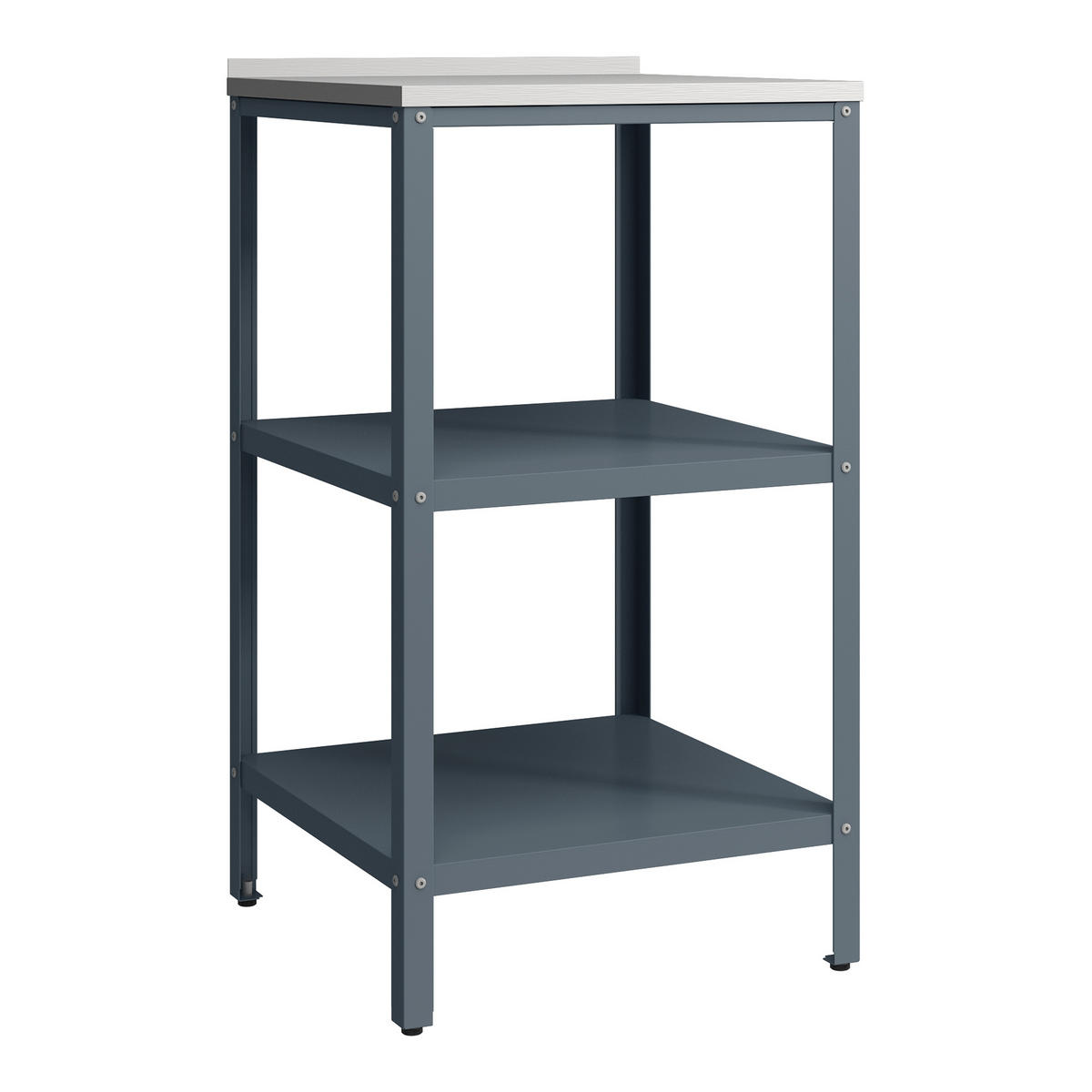 GARTENREGAL Bolognano - Dunkelgrau, Metall (50/92/50cm) - casa.pro