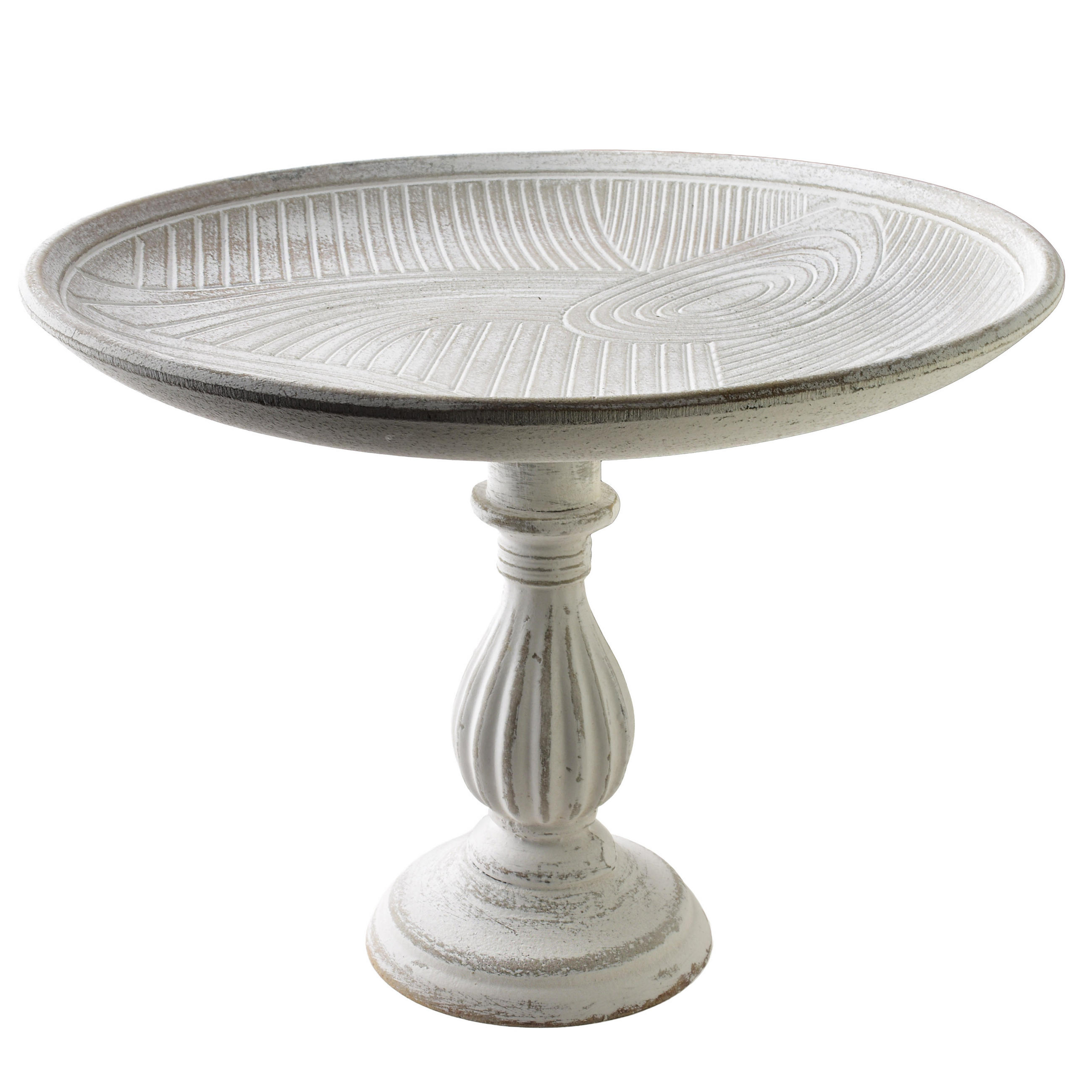 DEKOSCHALE Daz Natur 29/29/23 cm Holz - Weiß, Holz (29/23cm) - Mondex