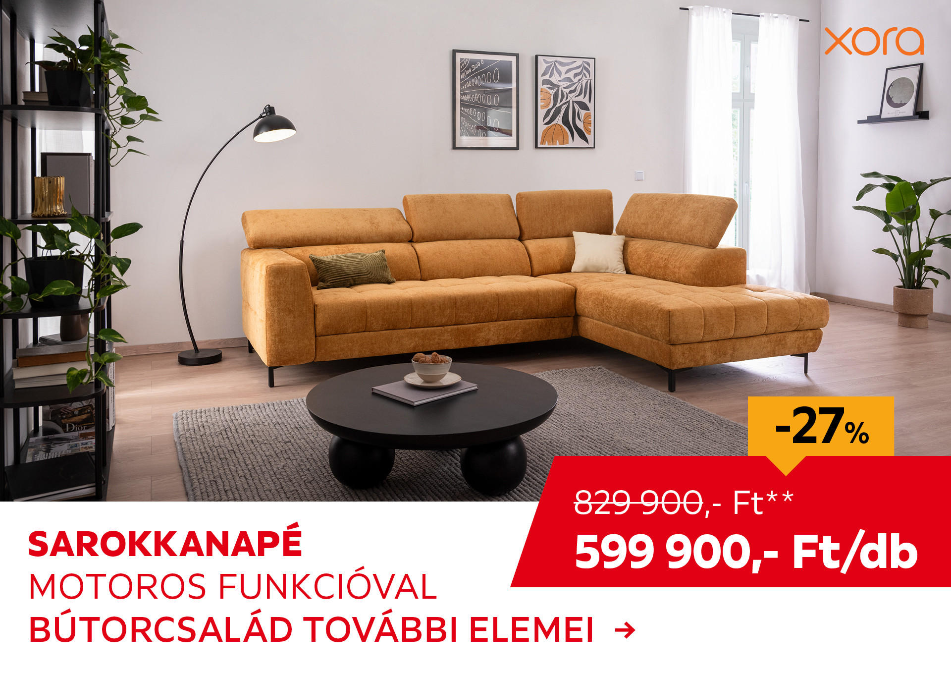 SAROKKANAPÉ Kiemelt termék 829900 Ft.- helyett 599900 Ft.-