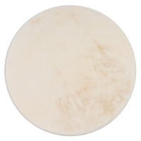 HOCHFLORTEPPICH 120/120 cm Rabbit Deluxe 860 - Creme, Kunststoff (120/120cm) - Paco Home