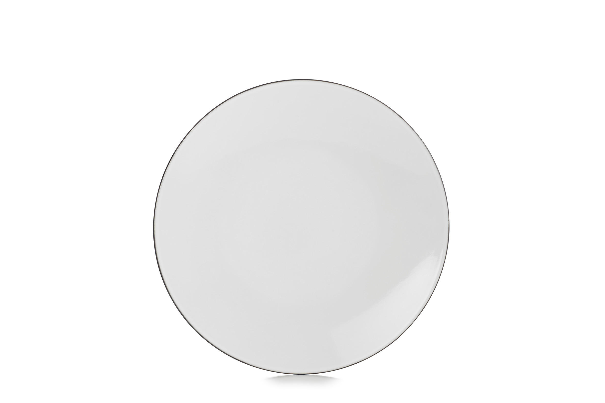 TELLER FLACH EQUINOXE 26 cm Weiss Kumulus - Weiß, Keramik (26cm) - Revol Porcelaine France
