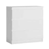 SIDEBOARD Boston weiß / weiß hg 80,2 / 41 / 85,5 cm - Weiß, Holz/Holzwerkstoff (80/86/41cm) - Feldmann-Wohnen
