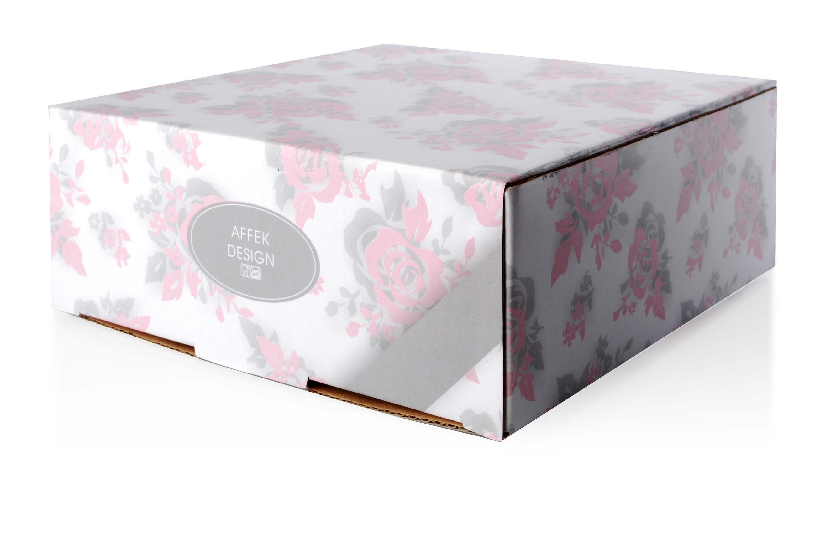 SCHALE Rose2 Weiß 16/16/6.5 cm Keramik - Weiß, Keramik (16cm) - Mondex