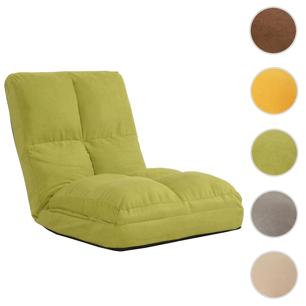 BODENSESSEL Grün - Grün, Textil (54/58/63cm) - MCW