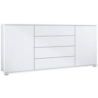 SIDEBOARD Santo Weiß matt - Weiß, Holzwerkstoff (166.5/75.5/35cm) - Vladon