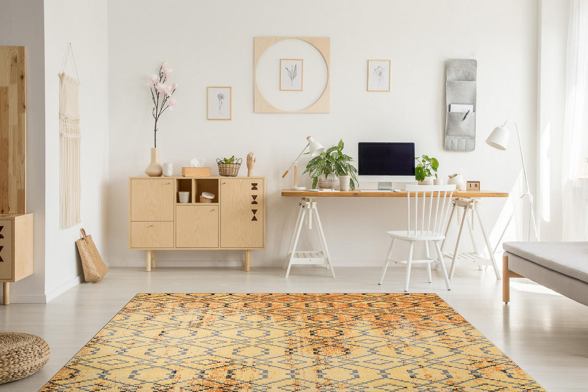 TEPPICH Mundo 180/270 cm - Orange, Textil (180/270cm) - rugsX