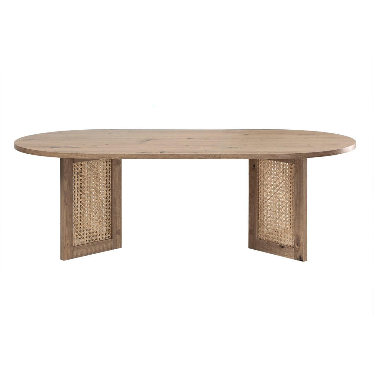 COUCHTISCH mit ovaler Tischplatte 40/72/120 cm - Eschefarben, Holzwerkstoff (66.2/60/40cm) - Calicosy