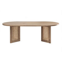 COUCHTISCH mit ovaler Tischplatte 40/72/120 cm - Eschefarben, Holzwerkstoff (66.2/60/40cm) - Calicosy