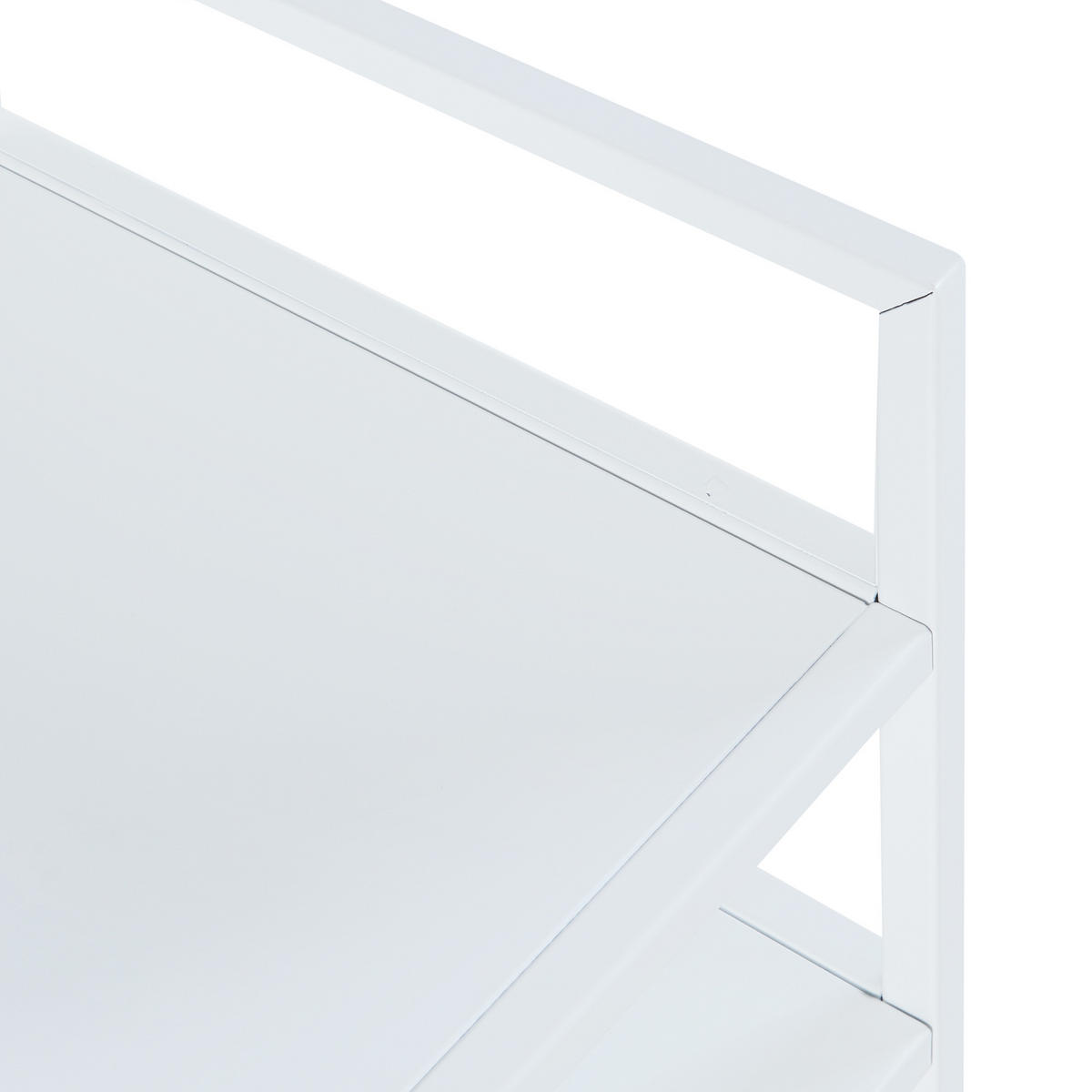 BEISTELLTISCH Riihimäki - Weiß, Metall (30/40/65cm) - [en.casa]
