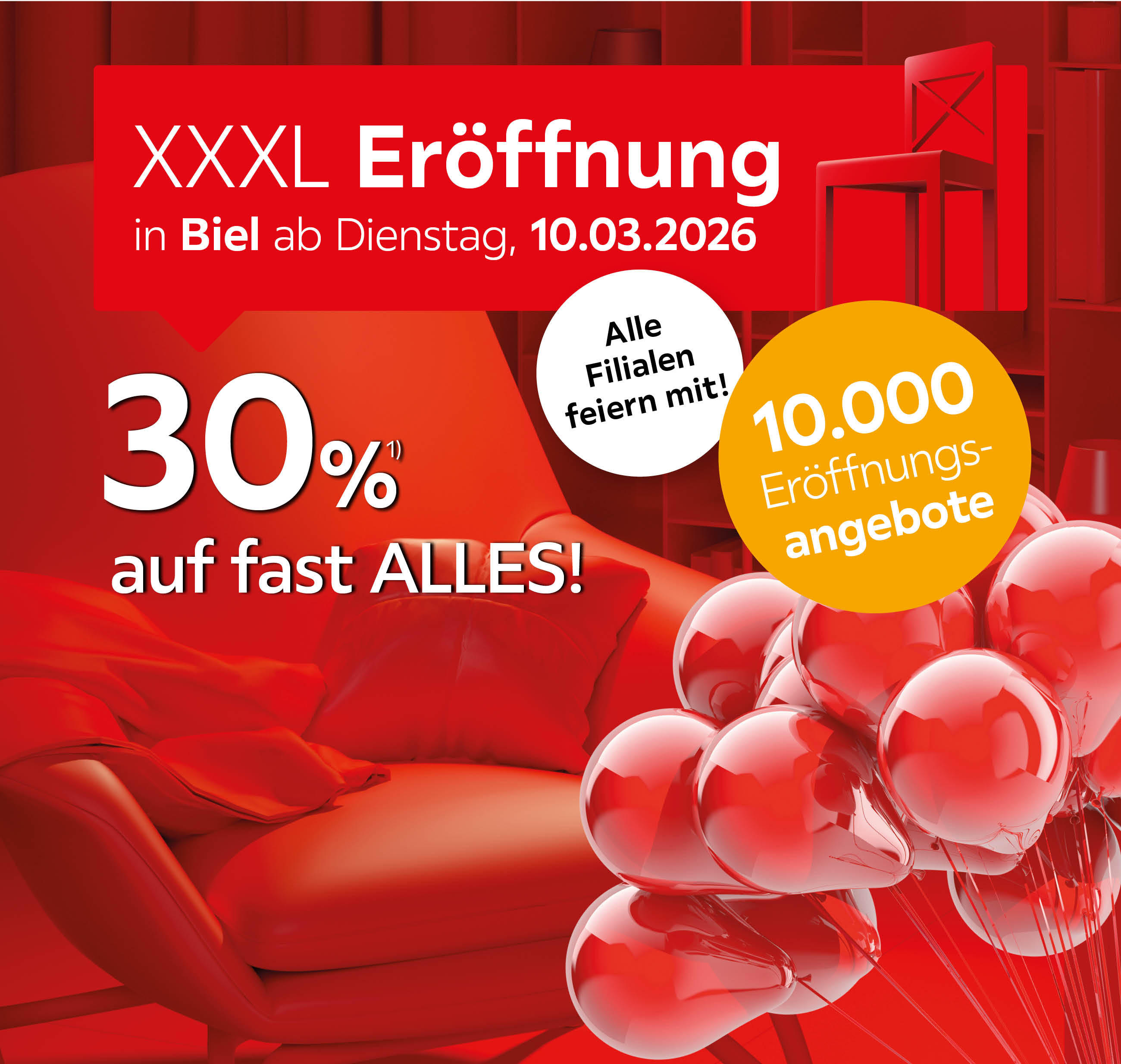 Eroeffnung 30% auf fast alles