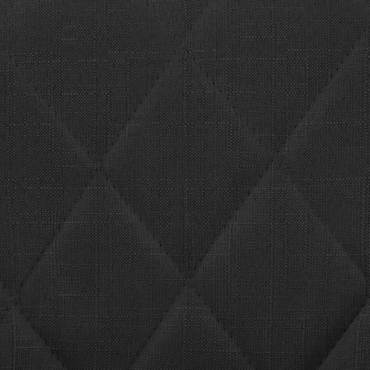 BARHOCKER Stoff schwarz - Schwarz, Textil/Metall (46/83/49cm) - CLP
