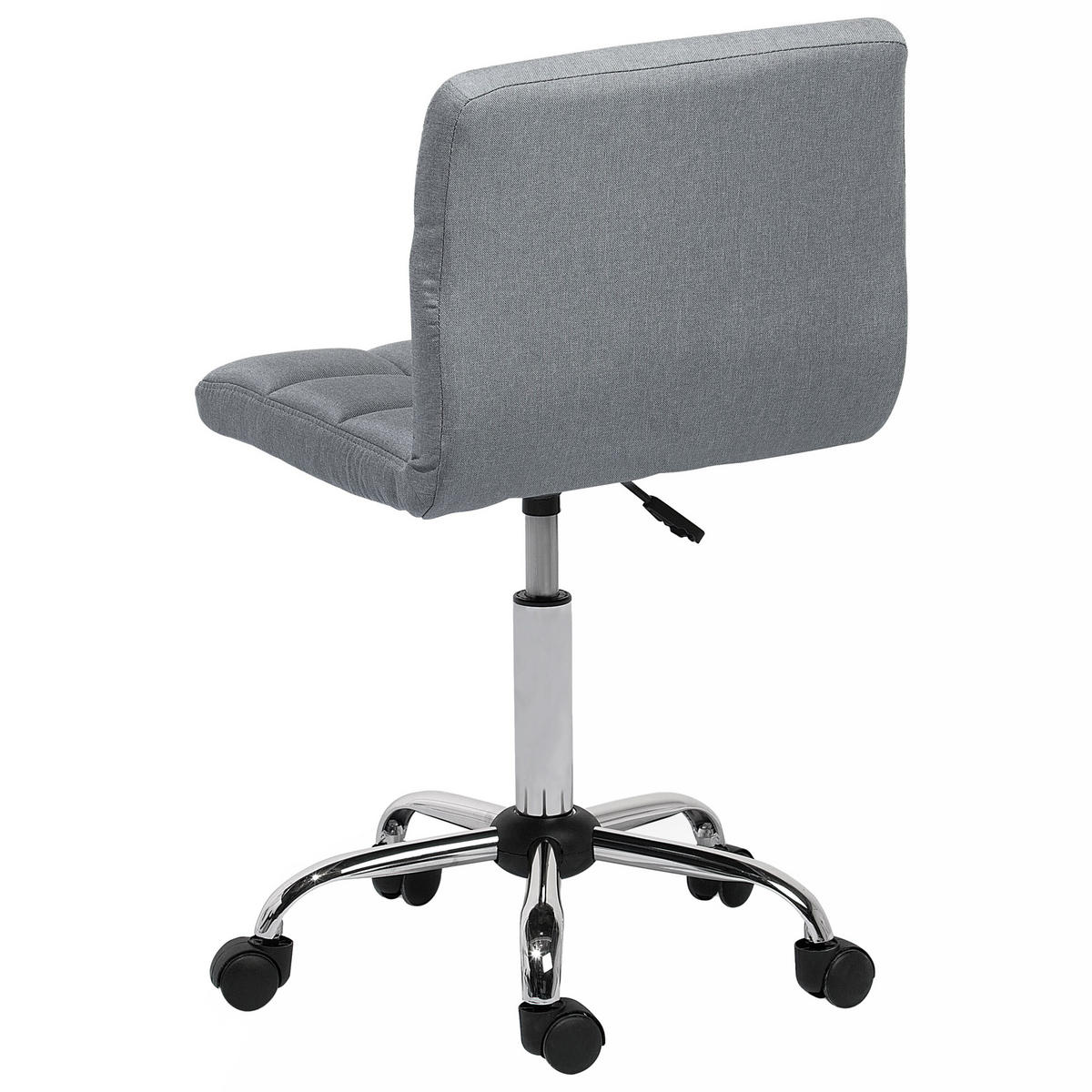 BÜRODREHSTUHL Polyester Grau Marion - Grau, Textil/Metall (44/79/38cm) - Beliani