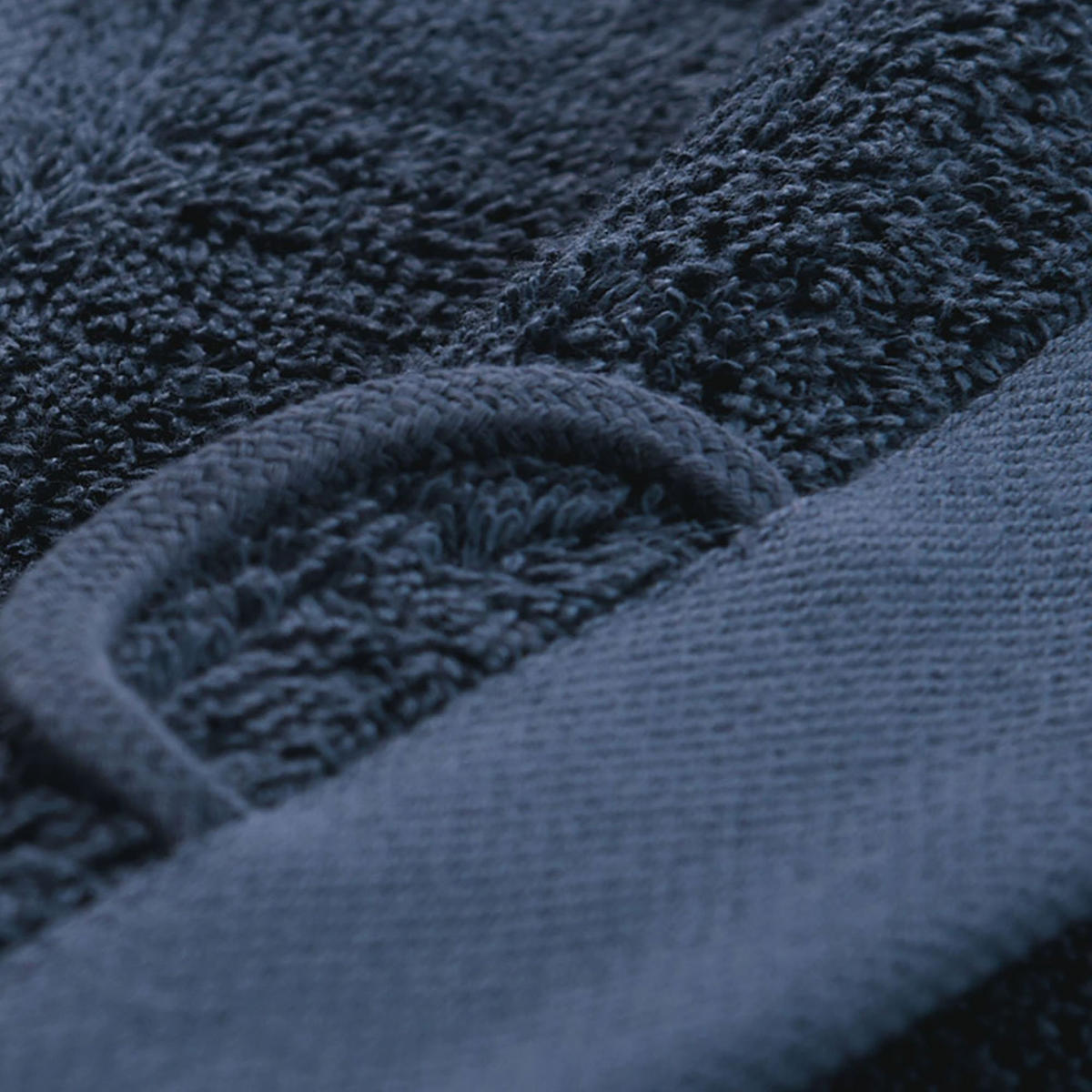 HANDTUCH-SET Color Bath, 12-tlg. Dunkelblau 100% Baumwolle - Dunkelblau, Naturmaterialien (60/120cm) - Tom Tailor