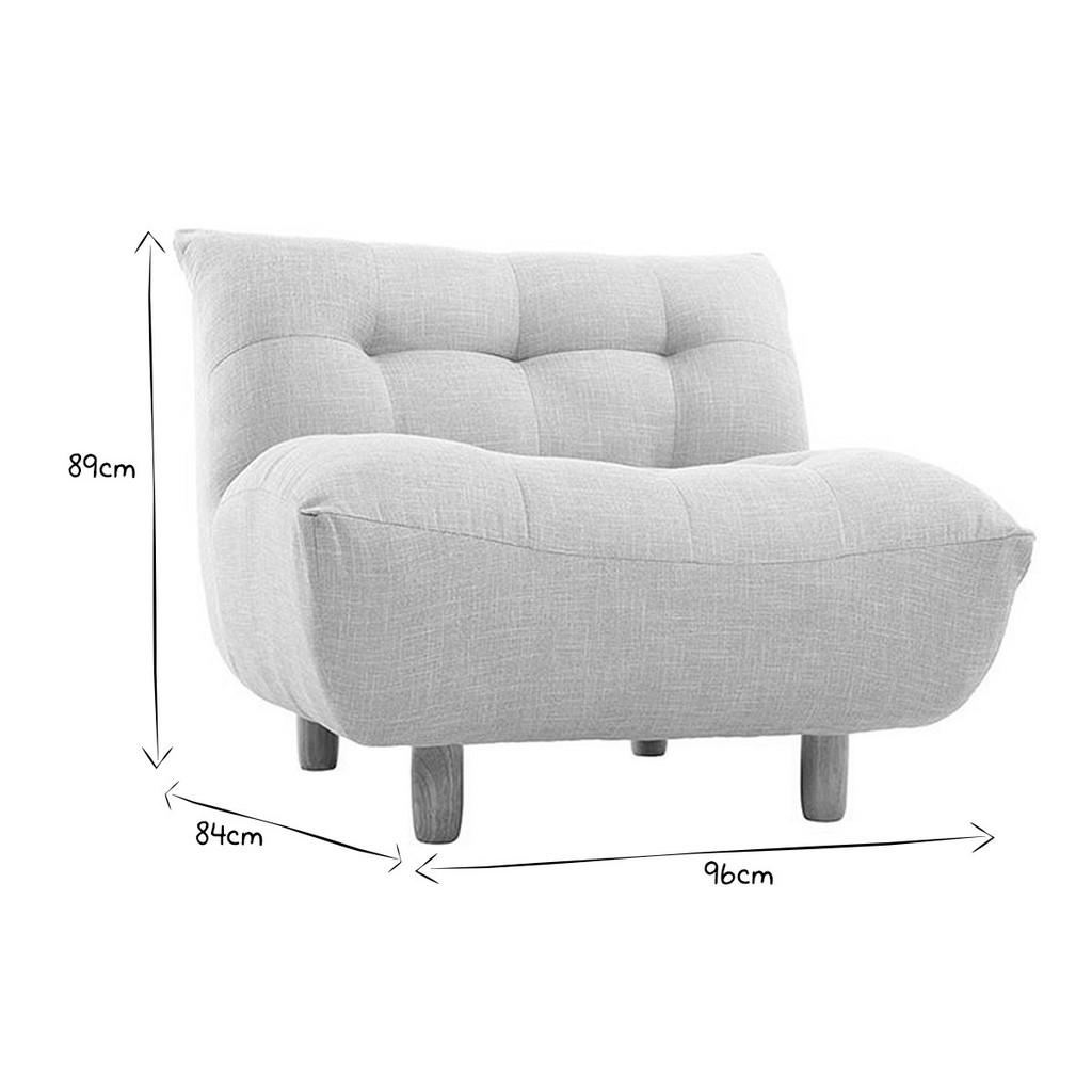 Thumbnail - Miliboo Sessel, Grau, Textil, 84x89x96 cm, Wohnzimmer, Sessel, Polstersessel