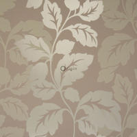 TAPETE Blätter 52 cm x 10.05 m - Braun, Papier (52/1000cm) - Origin Wallcoverings