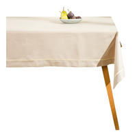 TISCHDECKE Tideno - Beige, Textil (180/130/1cm) - home&you