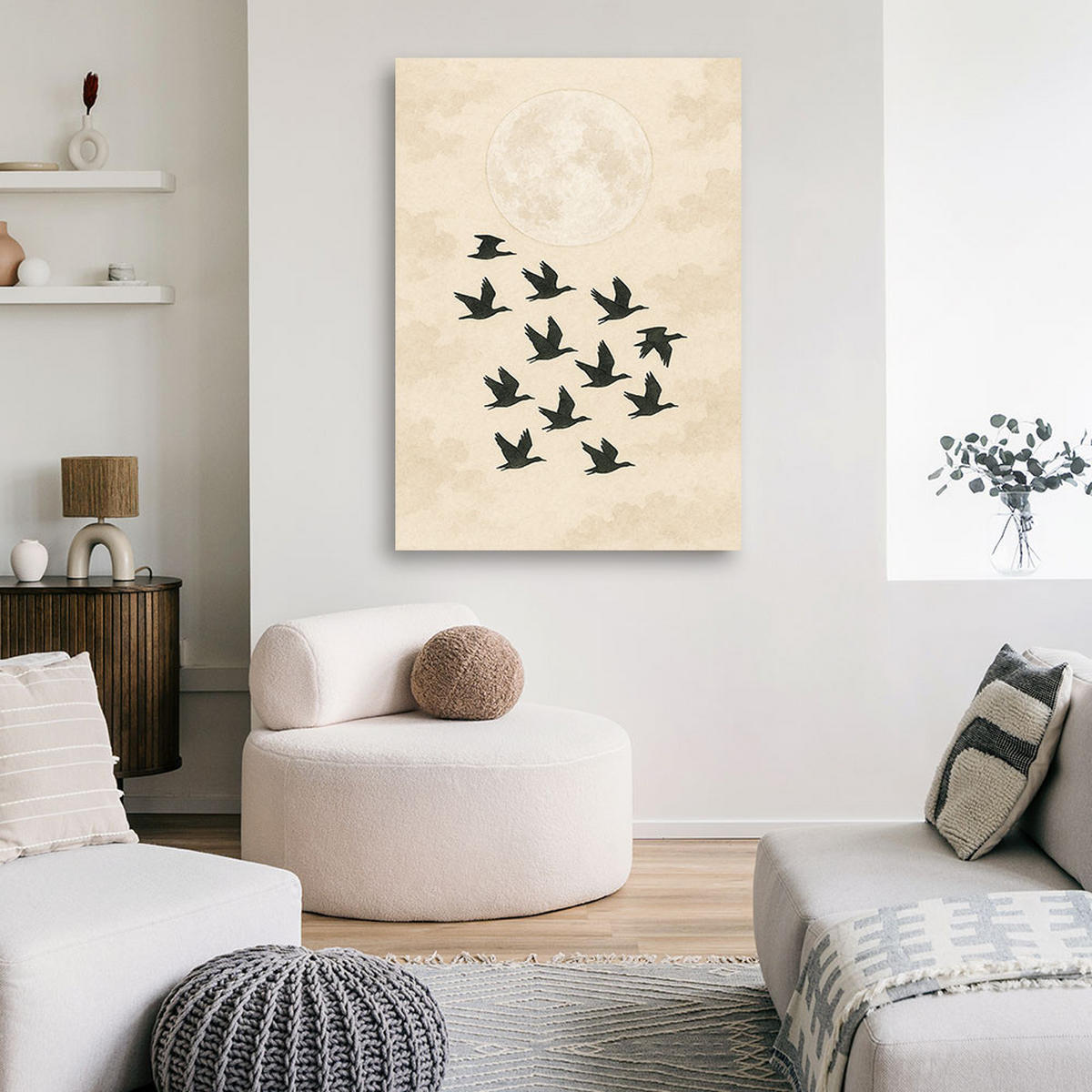 LEINWANDBILD Tiere 20x30cm - Beige, Textil (20/30cm) - Feeby