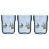 KINDER-TRINKGLÄSER Mio Sailors Bay 250 ml 3er Set - Blau, Kunststoff (0.25L) - Mepal