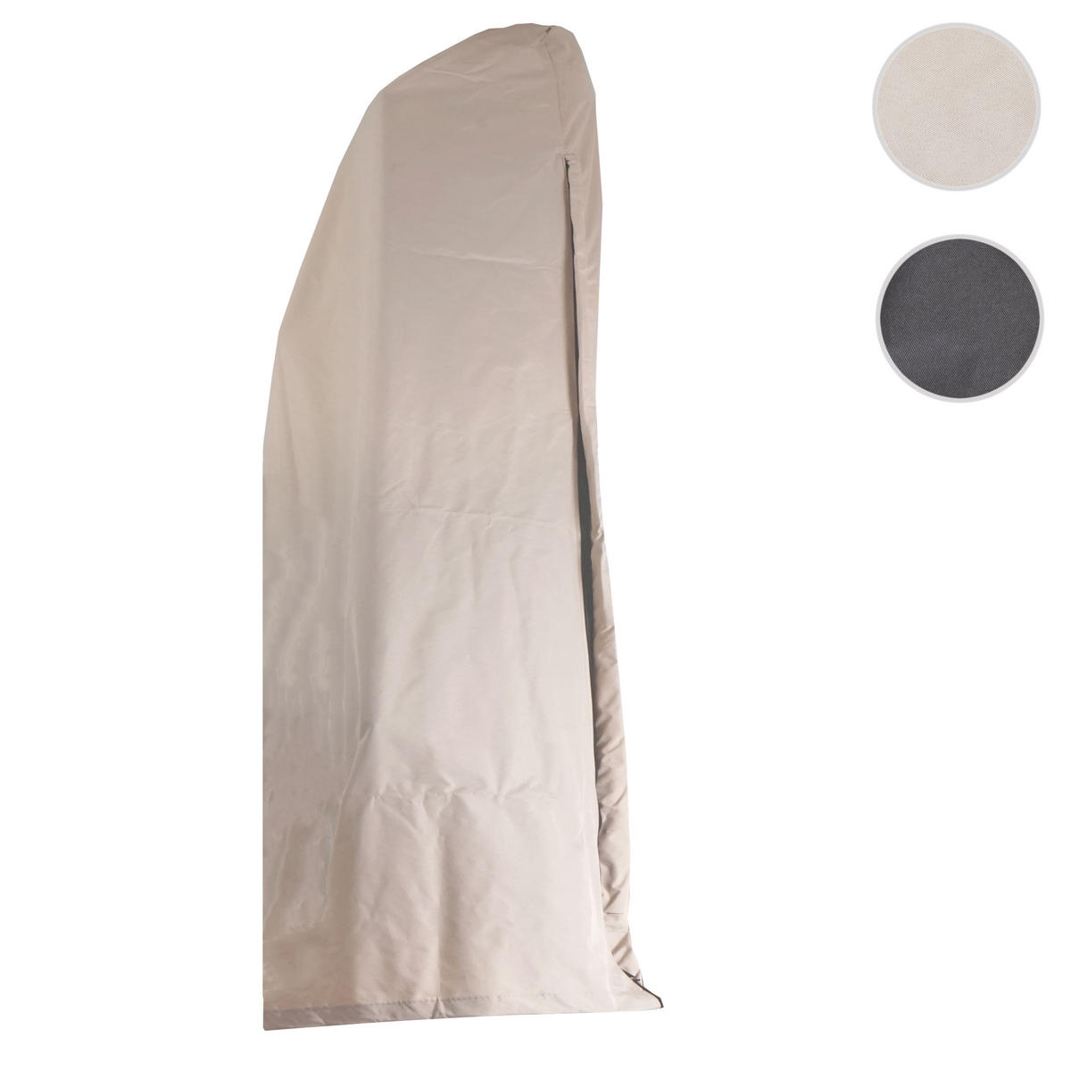 SCHUTZHÜLLE AMPELSCHIRM Cremeweiß - Weiß, Kunststoff (80/195/1cm) - MCW