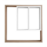 WANDREGAL mit Aufbewahrung Soest 3 - L58,3 x H 58,6 cm - Weiß, Holzwerkstoff (24.4/58.6/14.7cm) - Calicosy