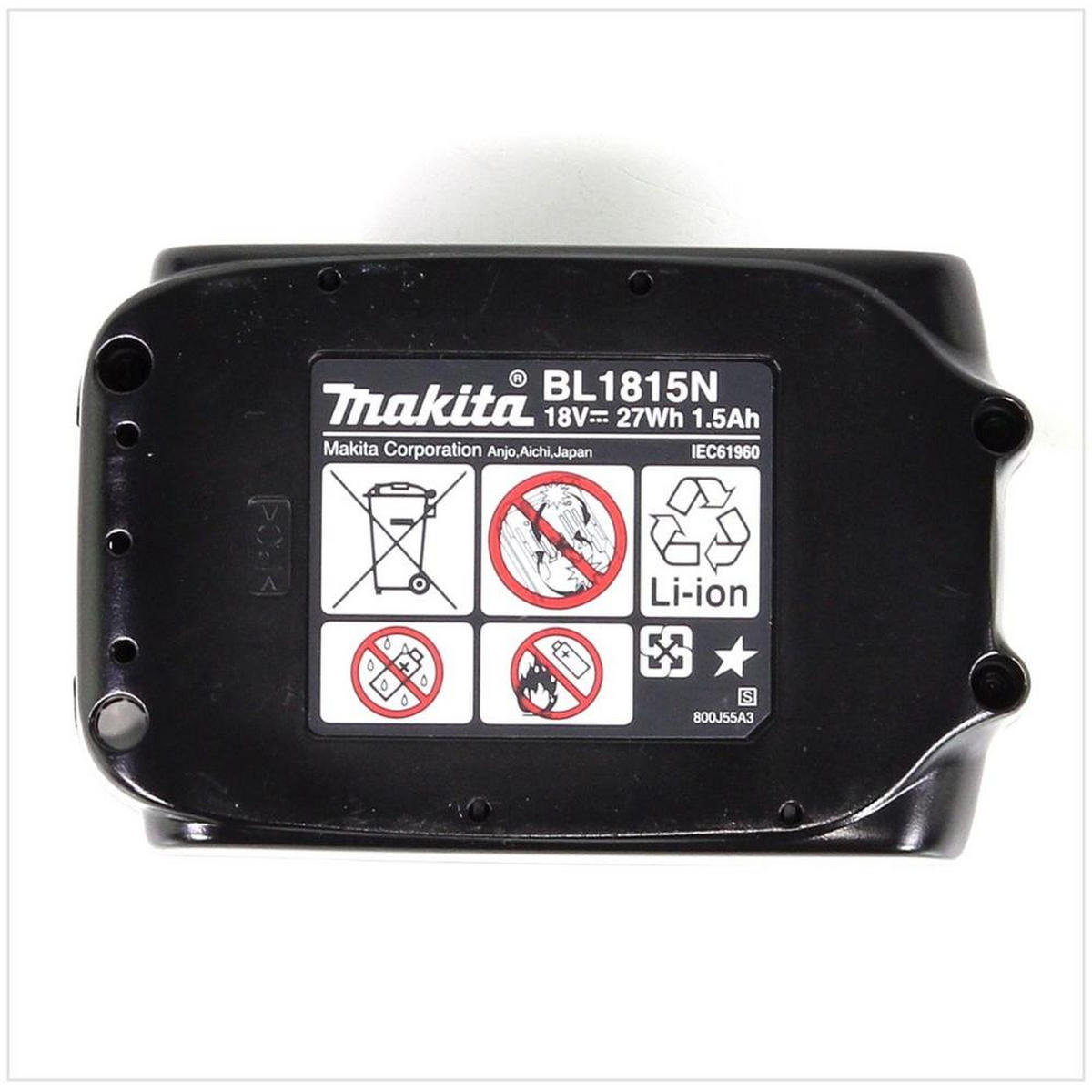 ERSATZAKKU BL1815N, LXT, 18 V, 1,5 Ah - Multicolor, Kunststoff (120/75/55cm) - Makita