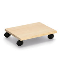 KISTENROLLER Kiefernholz - Braun, Holz (35/27.5/7.5cm) - ZELLER