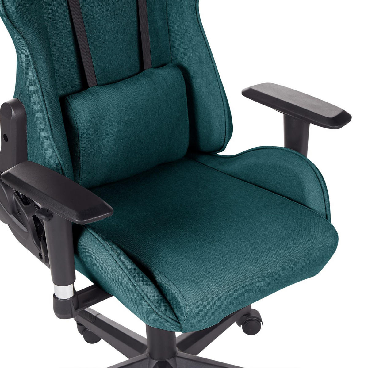 BÜROSTUHL Polyester Grün Warrior - Grün, Textil/Metall (62/122/62cm) - Beliani