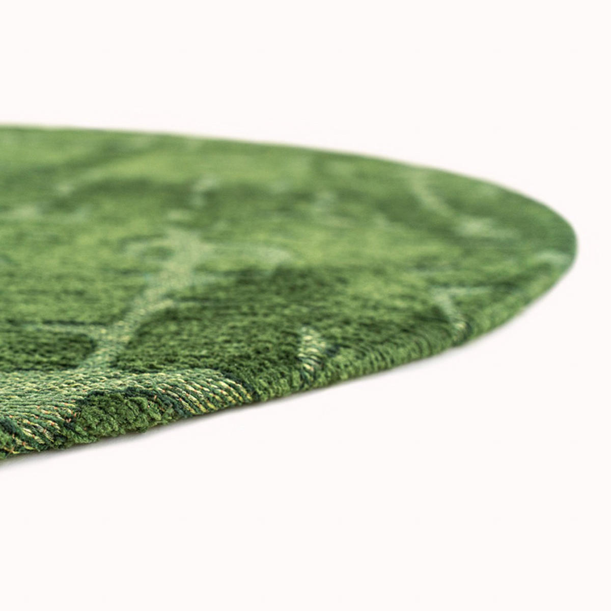 TEPPICH Perrier's Green Structures Baobab 240/240 cm - Grün, Textil (240/240cm) - Louis De Poortere