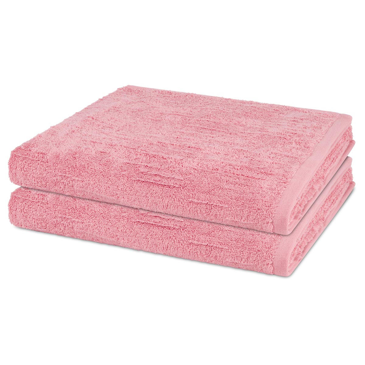 DUSCHTUCH Premium 2er-Set - Rosa, Textil (70/140cm) - Ross