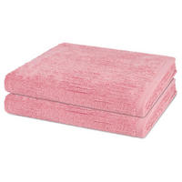 DUSCHTUCH Premium 2er-Set - Rosa, Textil (70/140cm) - Ross