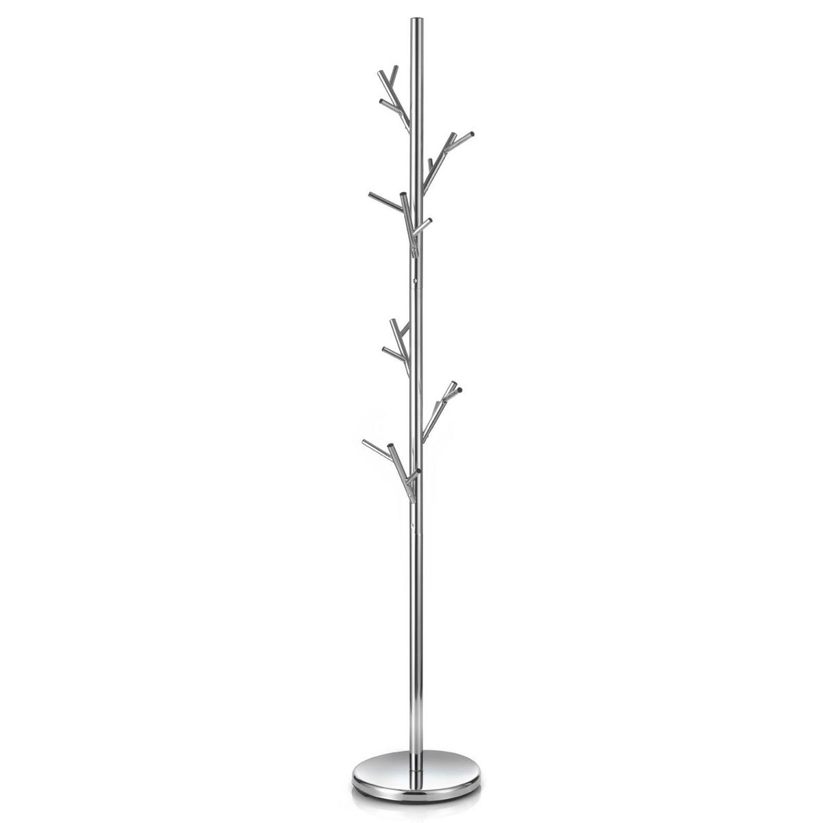 KLEIDERSTÄNDER ZENO - Chromfarben, Metall (30/177/30cm) - IDIMEX