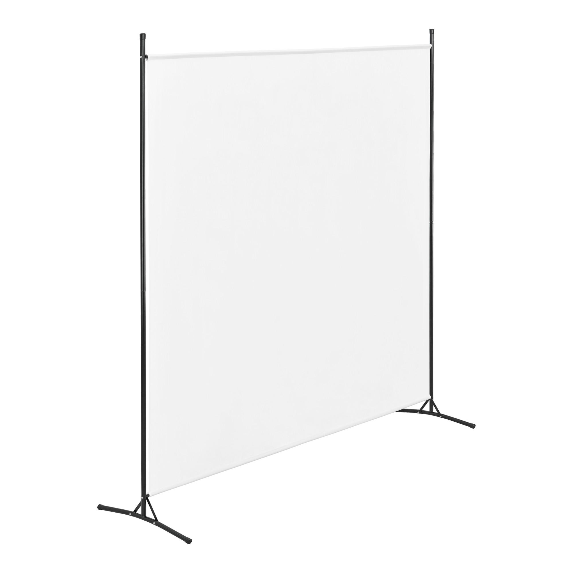 SICHTSCHUTZ Tarazona - Weiß, Textil/Metall (175/0.1cm) - [en.casa]