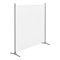 SICHTSCHUTZ Tarazona - Weiß, Textil/Metall (175/0.1cm) - [en.casa]