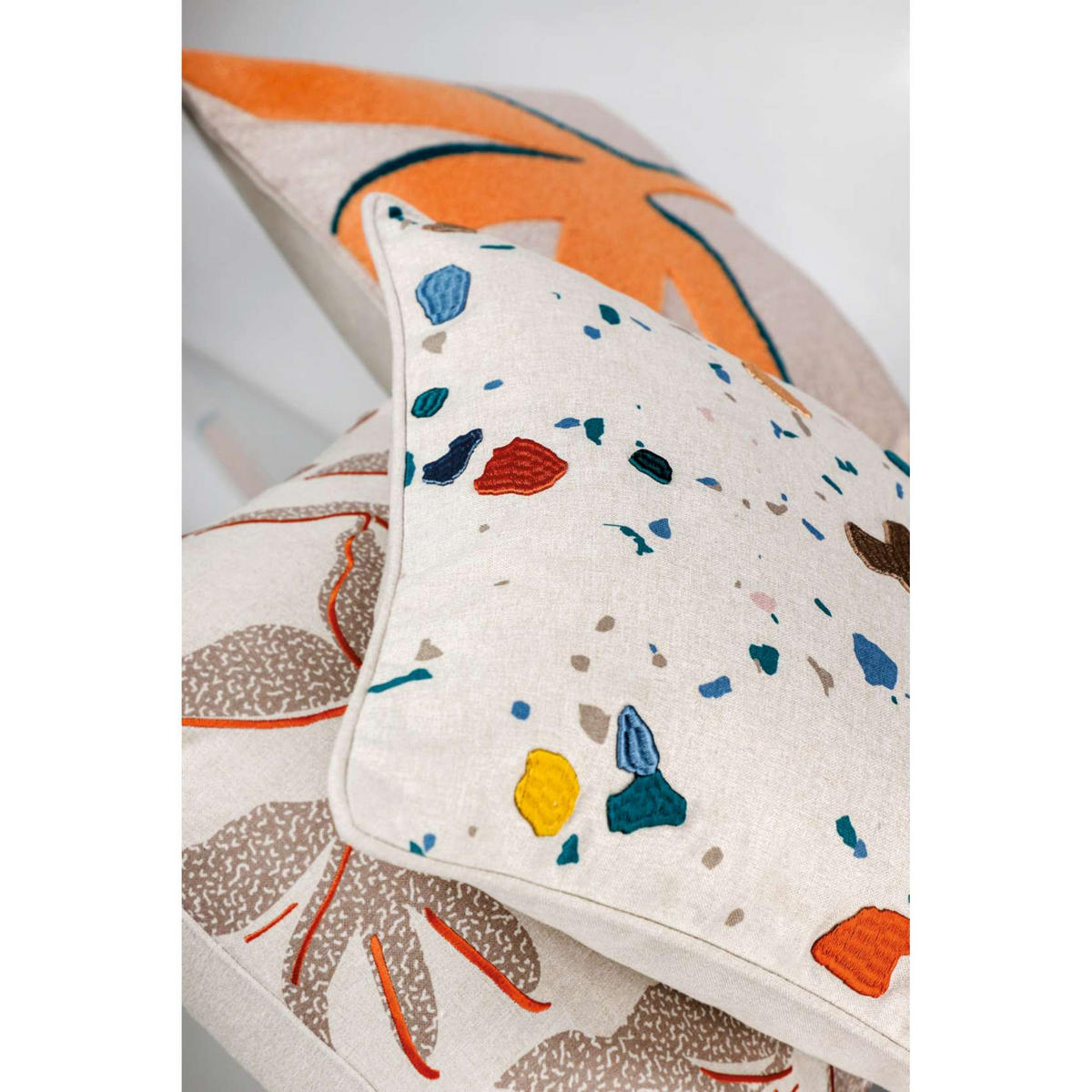 KISSENHÜLLE BASTIAN - Multicolor, Textil (38/38cm) - Esprit