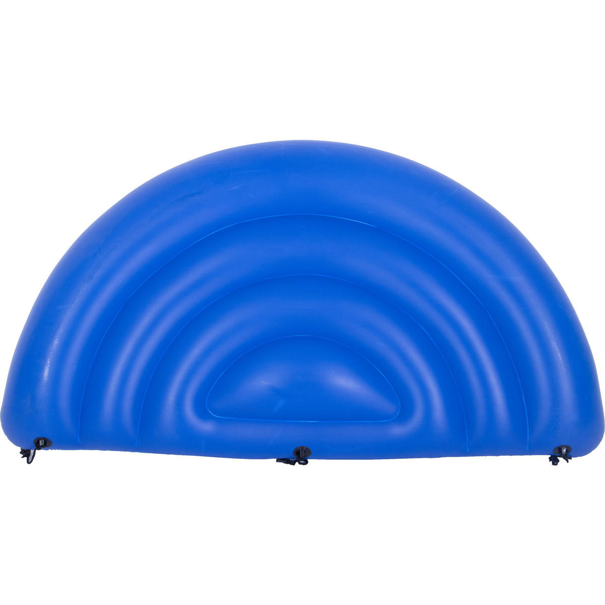 LUFTMATRATZE Wasserliege 207 x 105 x 71cm mit Rückenlehne Getränkehalter - Blau/Weiß, Kunststoff (207/105/71cm) - SunClub